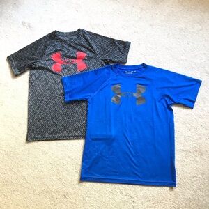 UNDER ARMOUR BOYS’ SIZE YMD T SHIRTS - SET OF 2